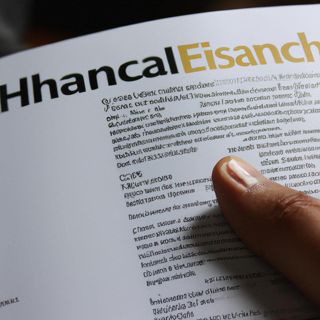Person reading health finance guide