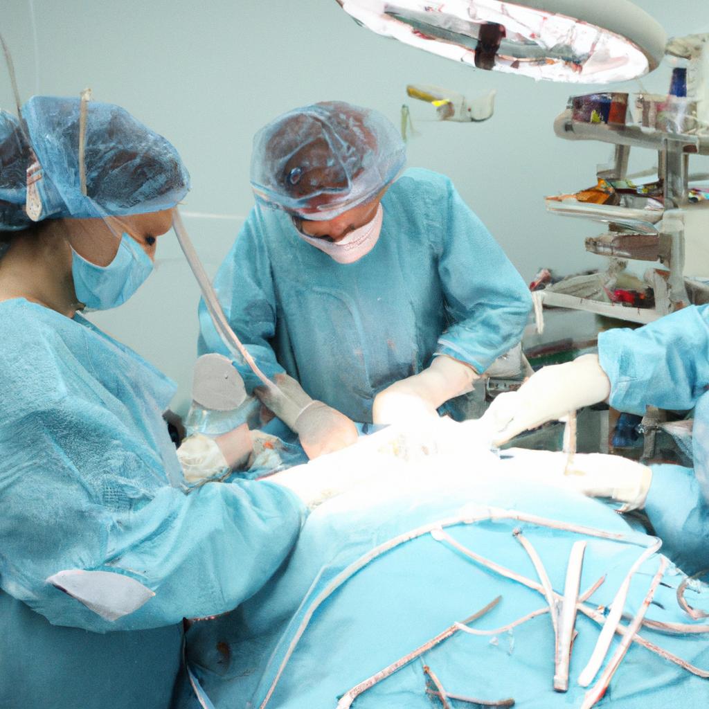 Person receiving medical treatment, e.g., undergoing surgery